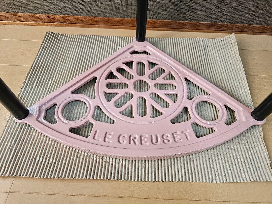 ルクルーゼ ポットスタンド シフォンピンク 5段 LE CREUSET