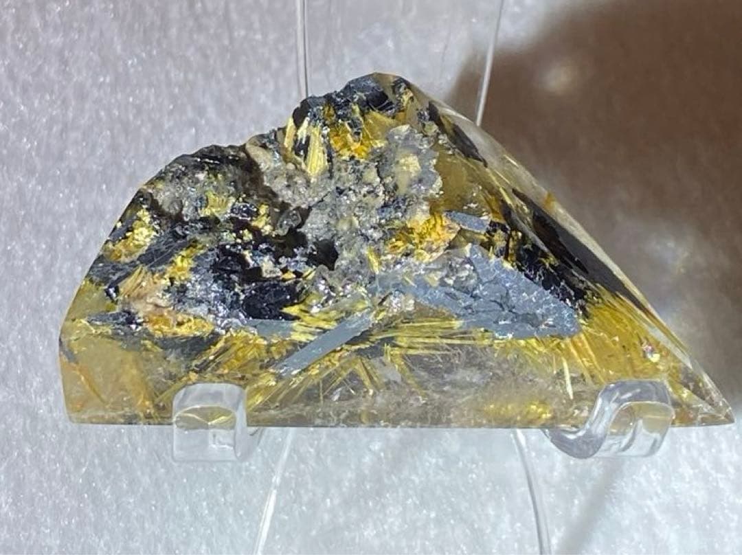 【金運・仕事運上昇】沢山の太陽放射ルチル！フリーフォーム⭐️R184