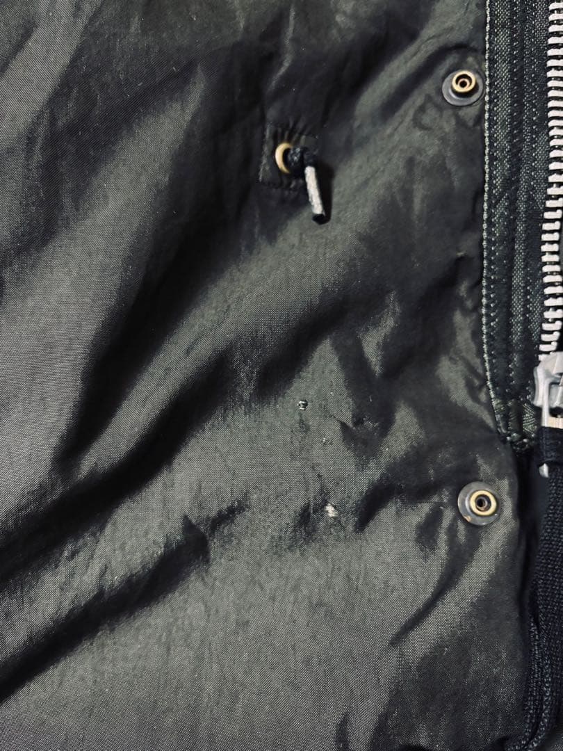 M-65 フィッシュテールパーカー 黒染め Sサイズ アルミジップ ライナー付き