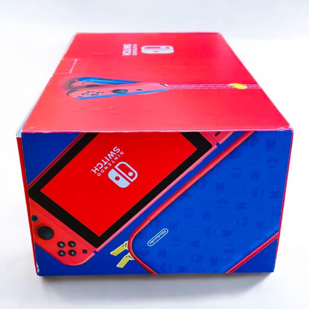 【新品】Nintendo Switch HAC-001 マリオ レッド×ブルー