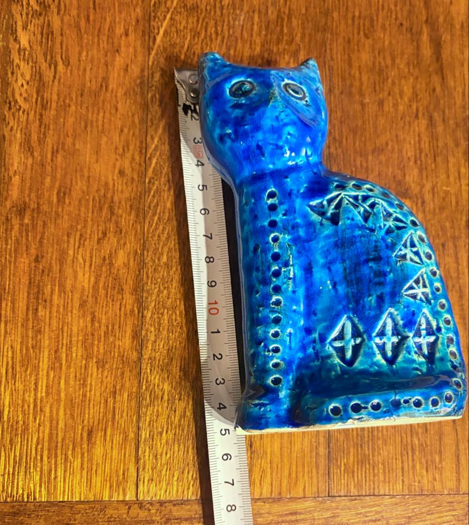 FLAVIA フラビア イタリア リミニブルー 猫 ネコ置物　オブジェ ビトッシ