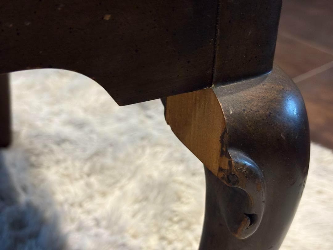 USビンテージ　アームチェア　猫脚　クラシカル　アメリカン　ブルックリン　洋風