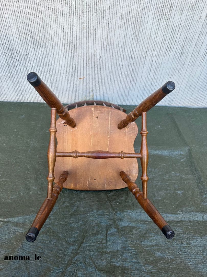 【ダイニングチェア】2　飛騨産業　木製　ウィンザーチェア　スティックバック