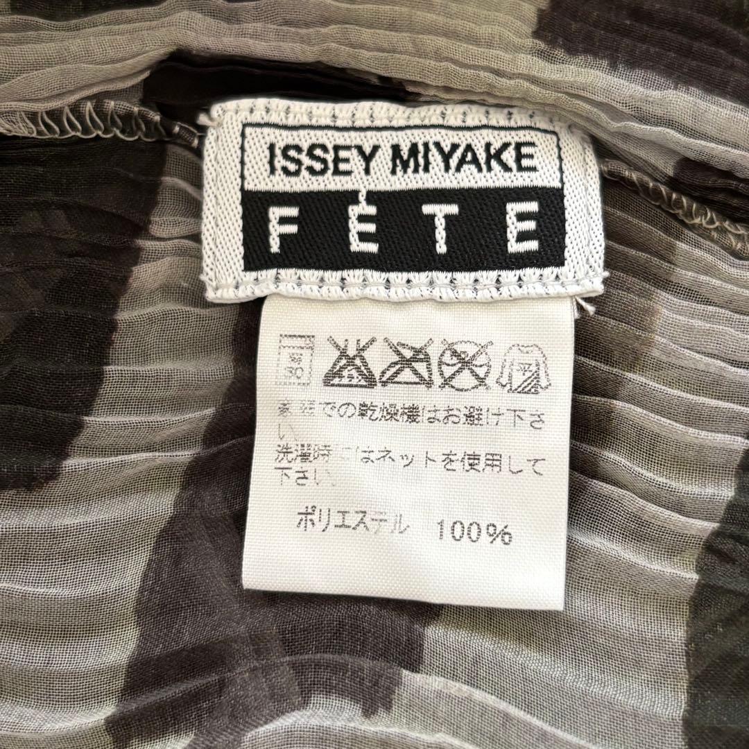 イッセイミヤケフェット 長袖カットソー シースルー サイズ2