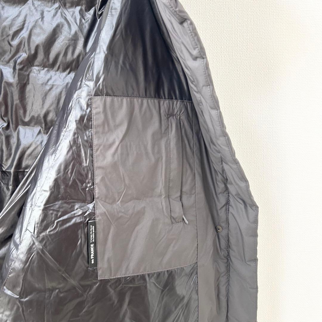 美品✨ナノユニバース　西川ダウン　ダウンポンチョ　グレー