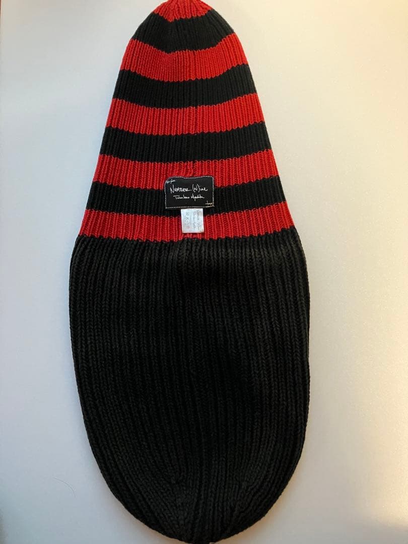 NUMBER(N)INE : 00s 03AW カート期 バルーンキャップ黒 赤