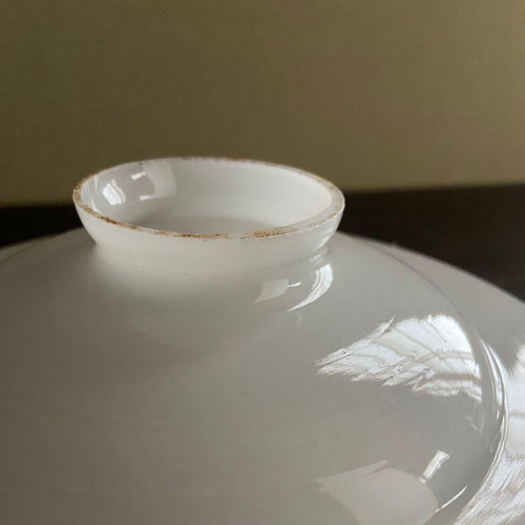 大正　電笠　美品　ガラスシェード　切子
