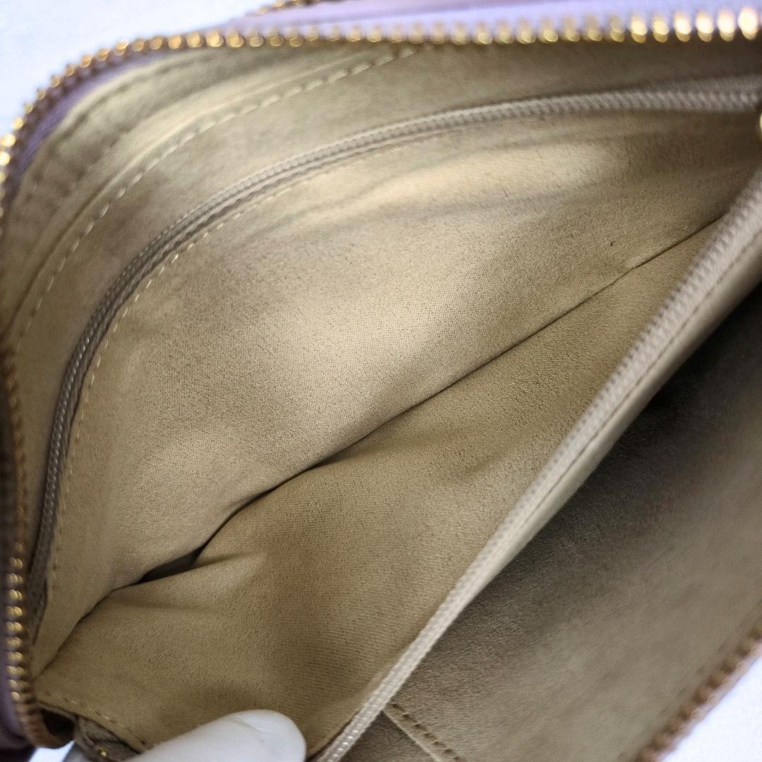 美品 ATAO アミュレット ロージー ラベンダー 財布 ショルダーバッグ