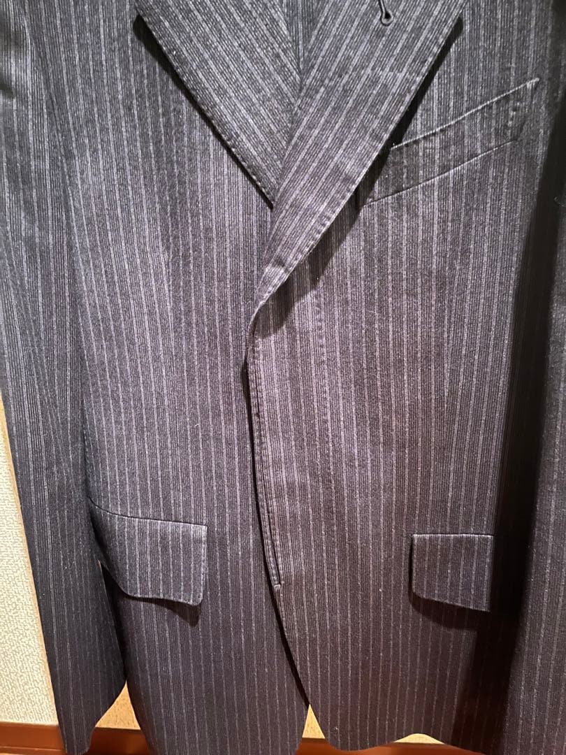 Paul Smith collectionネイビー　ウールフラノ　スーツ