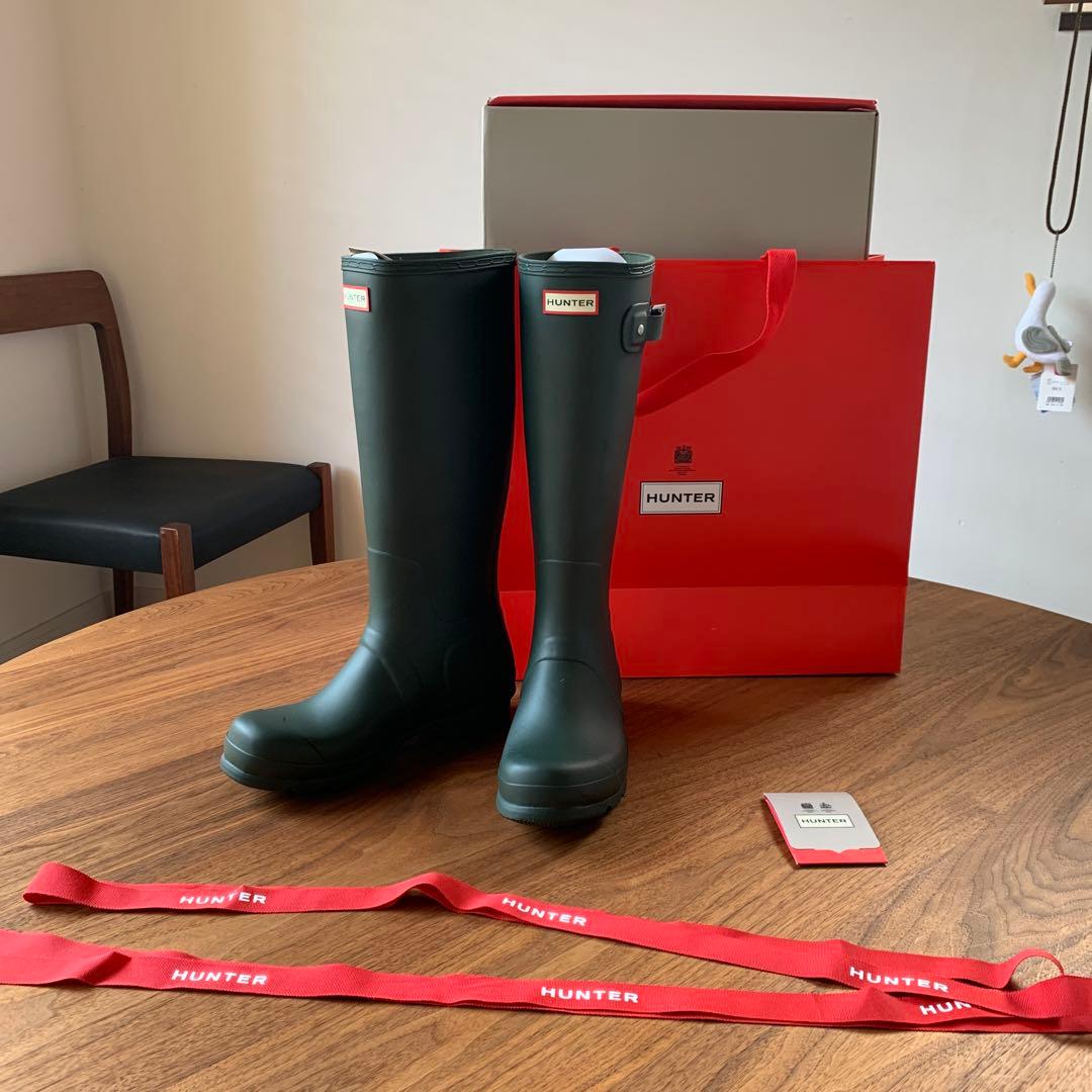 ハンター　メンズ　トールレインブーツ28㎝　ダークオリーブ