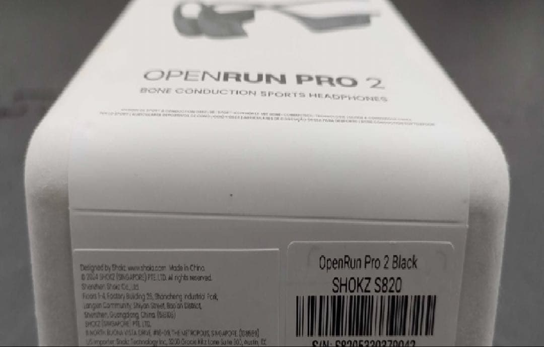 OpenRun Pro 2 SKZ-EP-000030 ブラック 黒