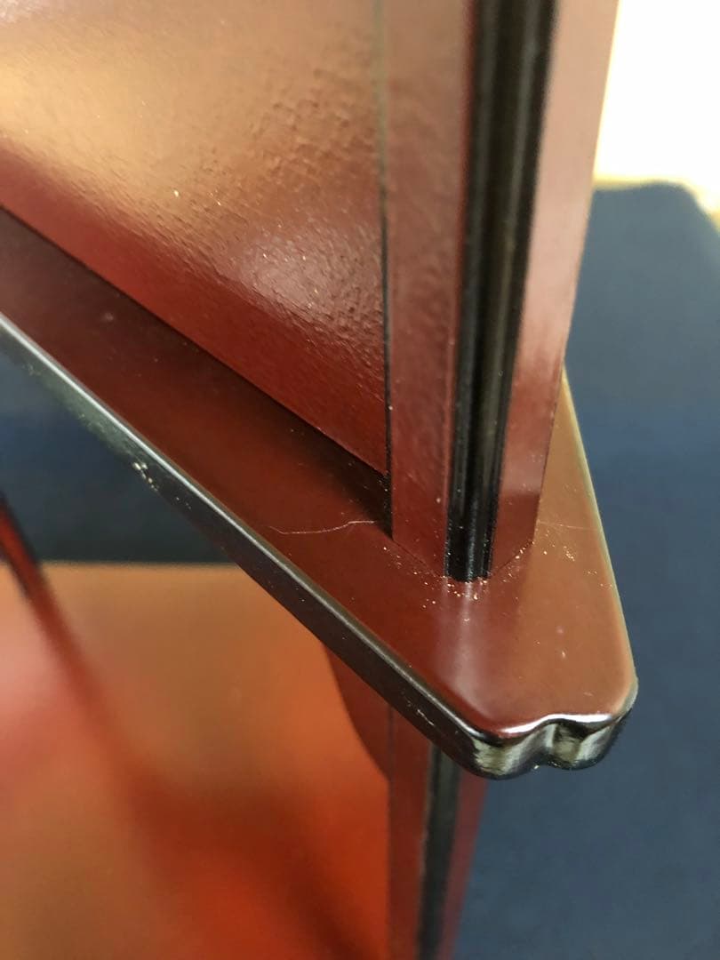 《R》表千家十一代碌々斎好写 木屋町棚 富悦作 組立式 元箱 251016い3