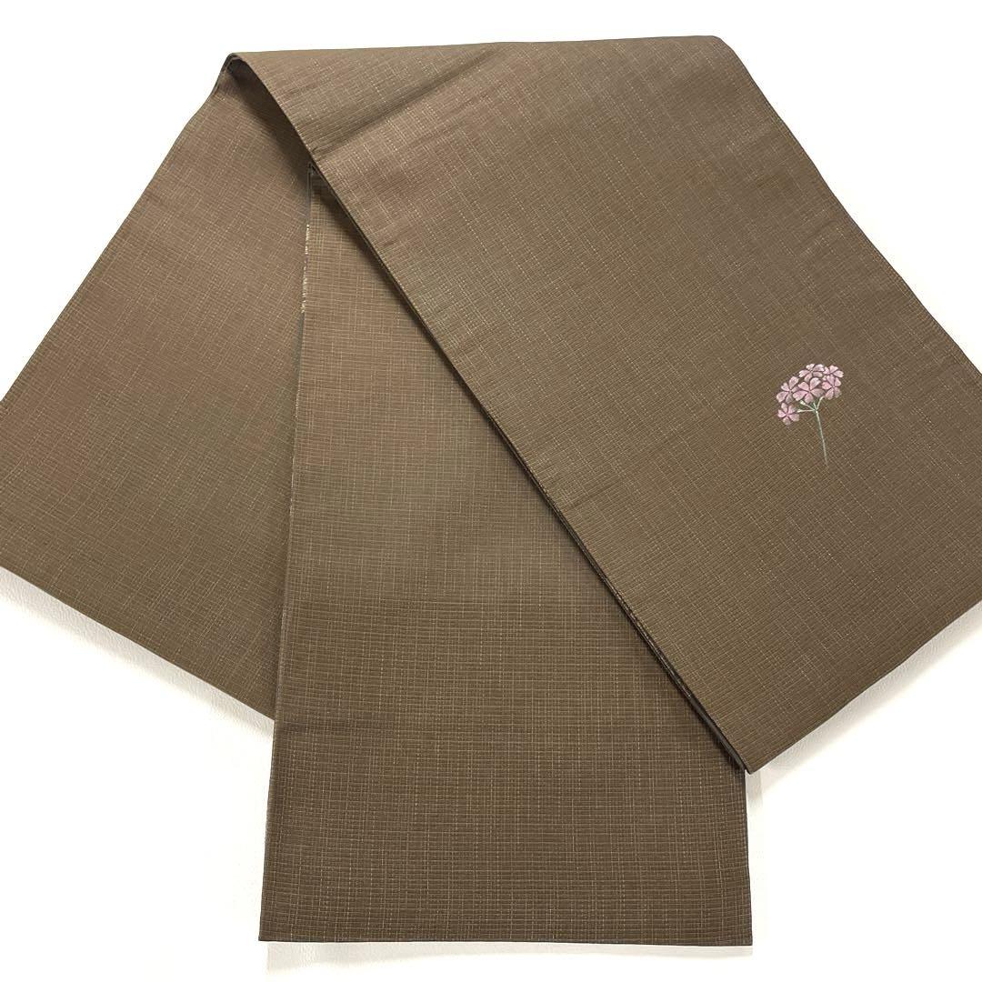 専用帯6262 ●木村工房 高級 正絹 片面全通 リバーシブル 袋帯 紫陽花