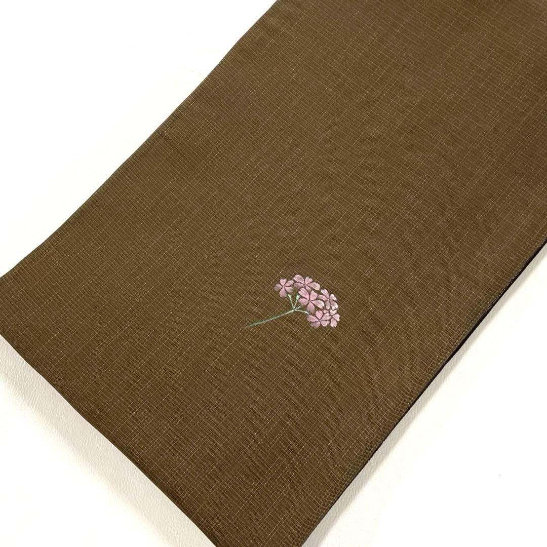 専用帯6262 ●木村工房 高級 正絹 片面全通 リバーシブル 袋帯 紫陽花