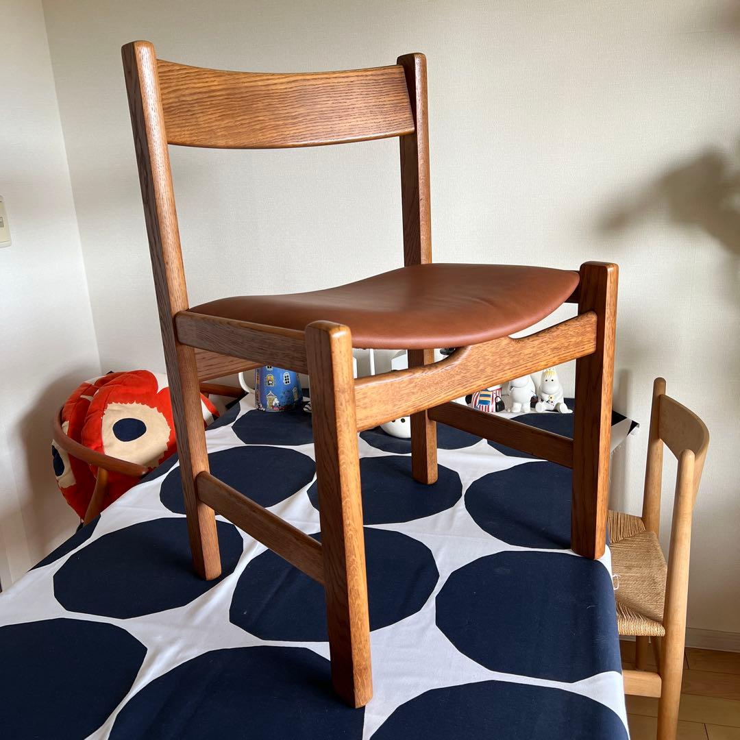 本日中　ゲタマ GETAMA CH38 ハンスJウェグナー オーク材 本革 1脚