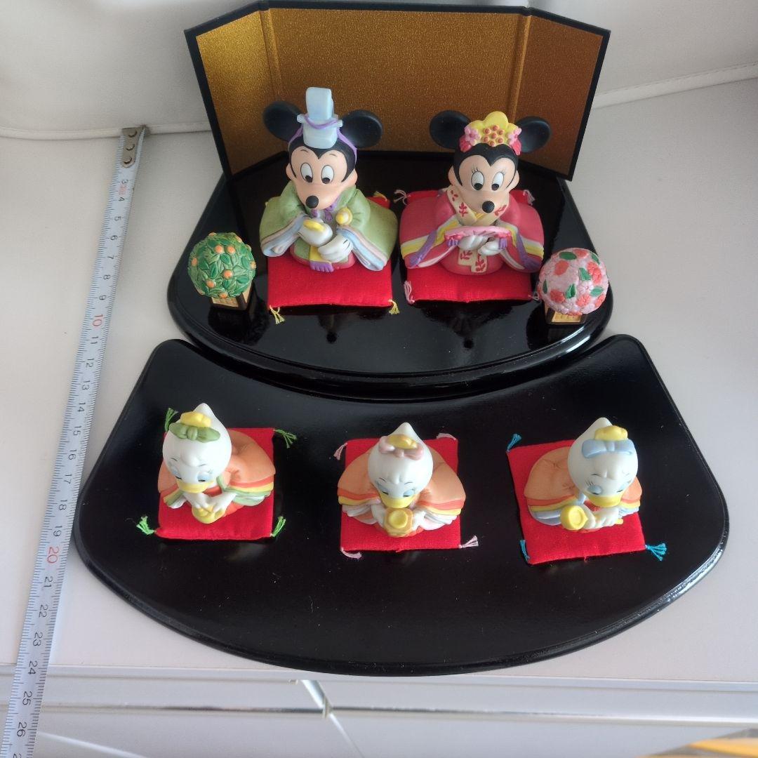 ディズニーミッキー・ミニー 　エイプリル　メイ　ジューン雛人形5体セット　雛祭り