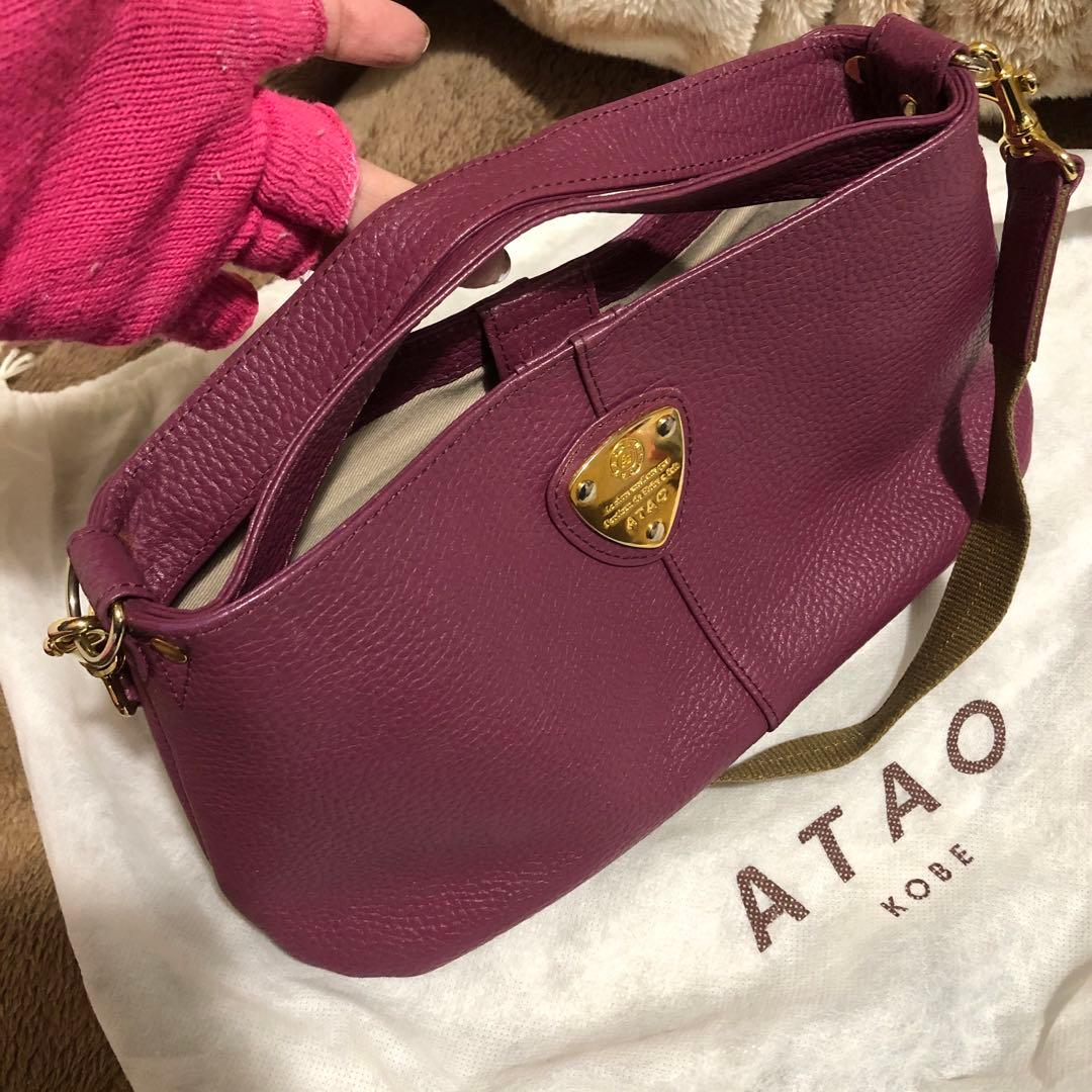 最終価格✨️美品ATAO★アタオ‪‪☆chivy★チヴィ‪2WAYバッグ☆ボルドー