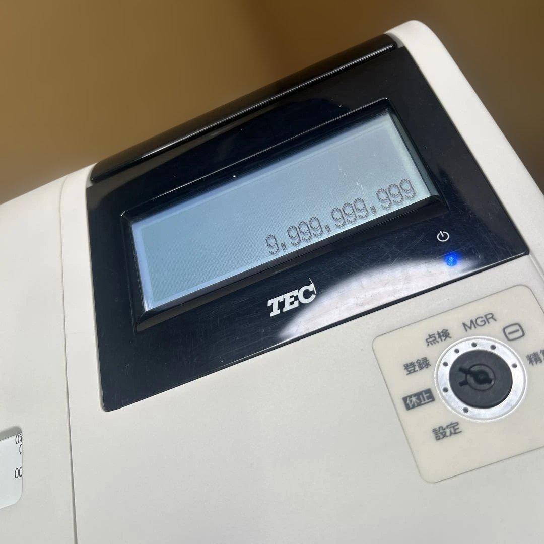 6524 2021年製 テック 飲食店向け レジスター FS-770 ホワイト