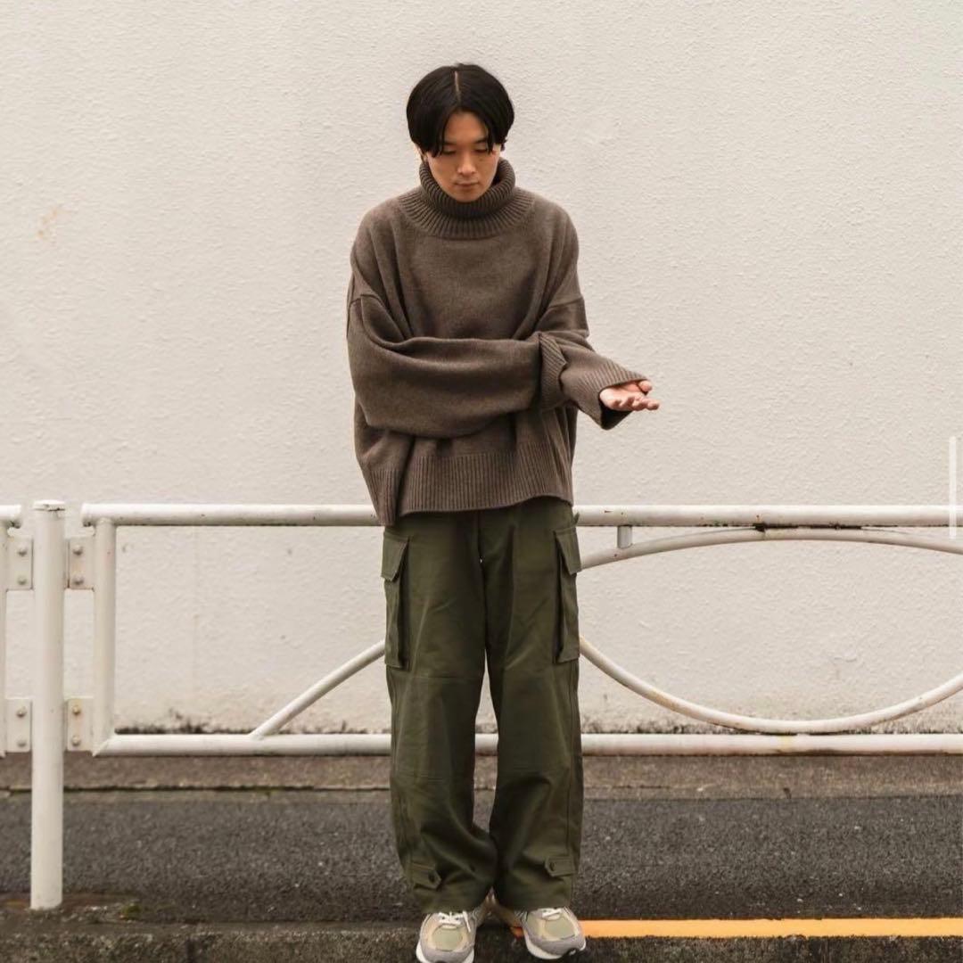 トップス SEEALL / EXTRA OVER HIGH NECK SWEATER