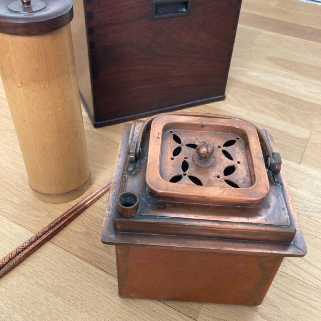 煙草盆　火鉢　骨董