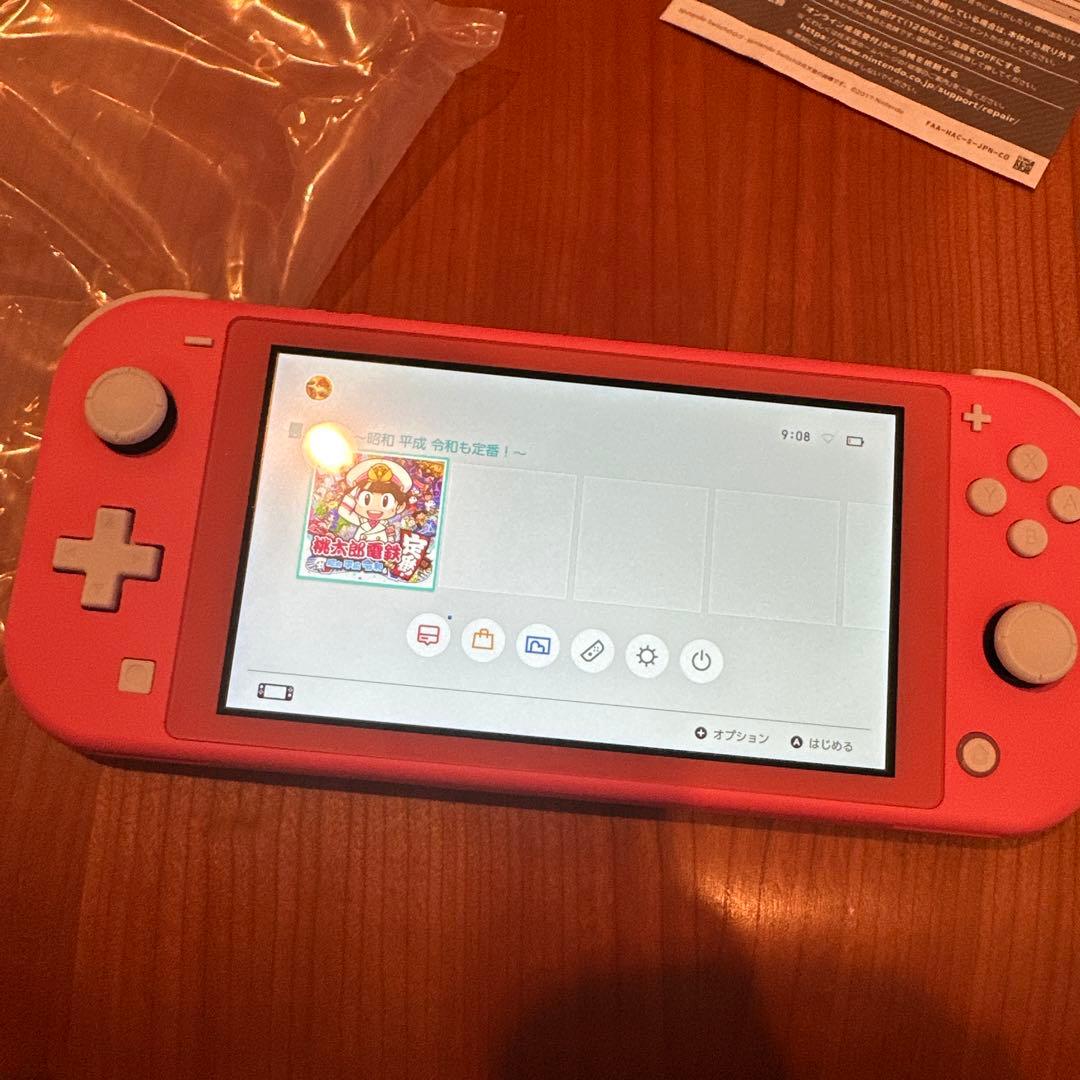 Nintendo Switch Lite コーラル-桃太郎電鉄付き