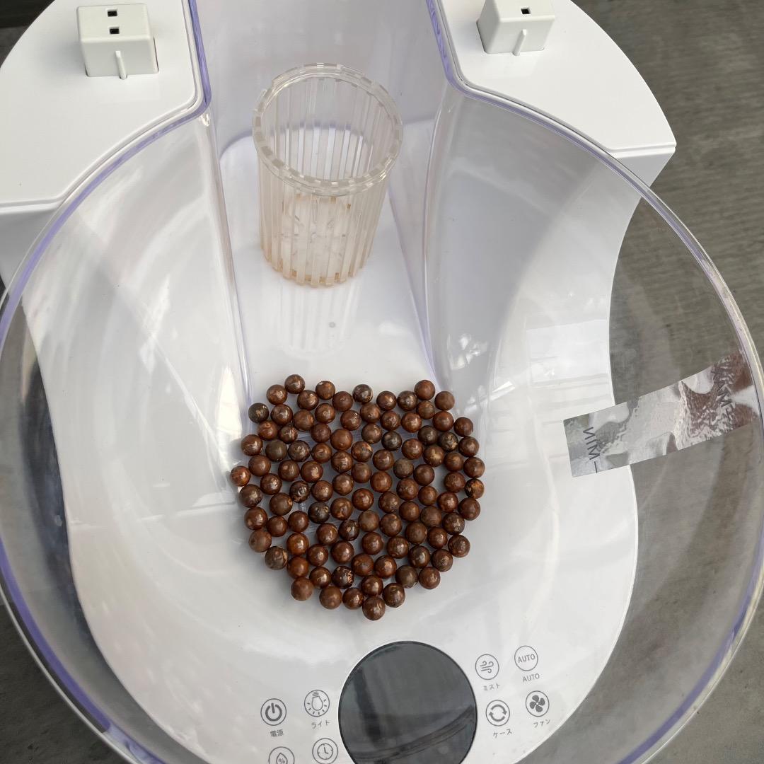 アースボール１００個付 アースクリアEARTH CLEAR 加湿器 ホワイト