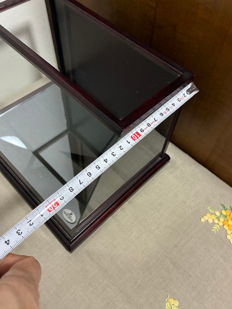 スワロフスキー　ディスプレイ　ショー　ケース 木製　ガラス　ミラー