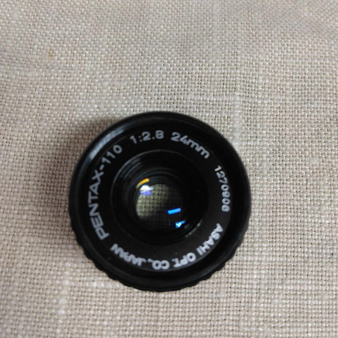 PENTAX auto 110 、レンズ3本、ワインダー、ストロボ付