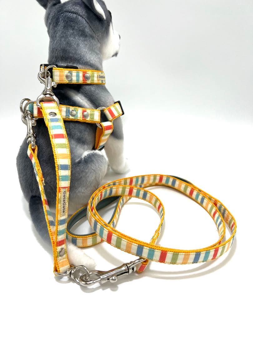 犬用品　首輪　ハーネス リード　ジョイントリード フルセット ハンドメイド