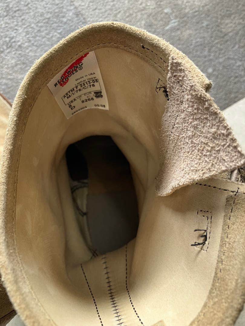 レッドウィング　8268 スエード　サイズUS8