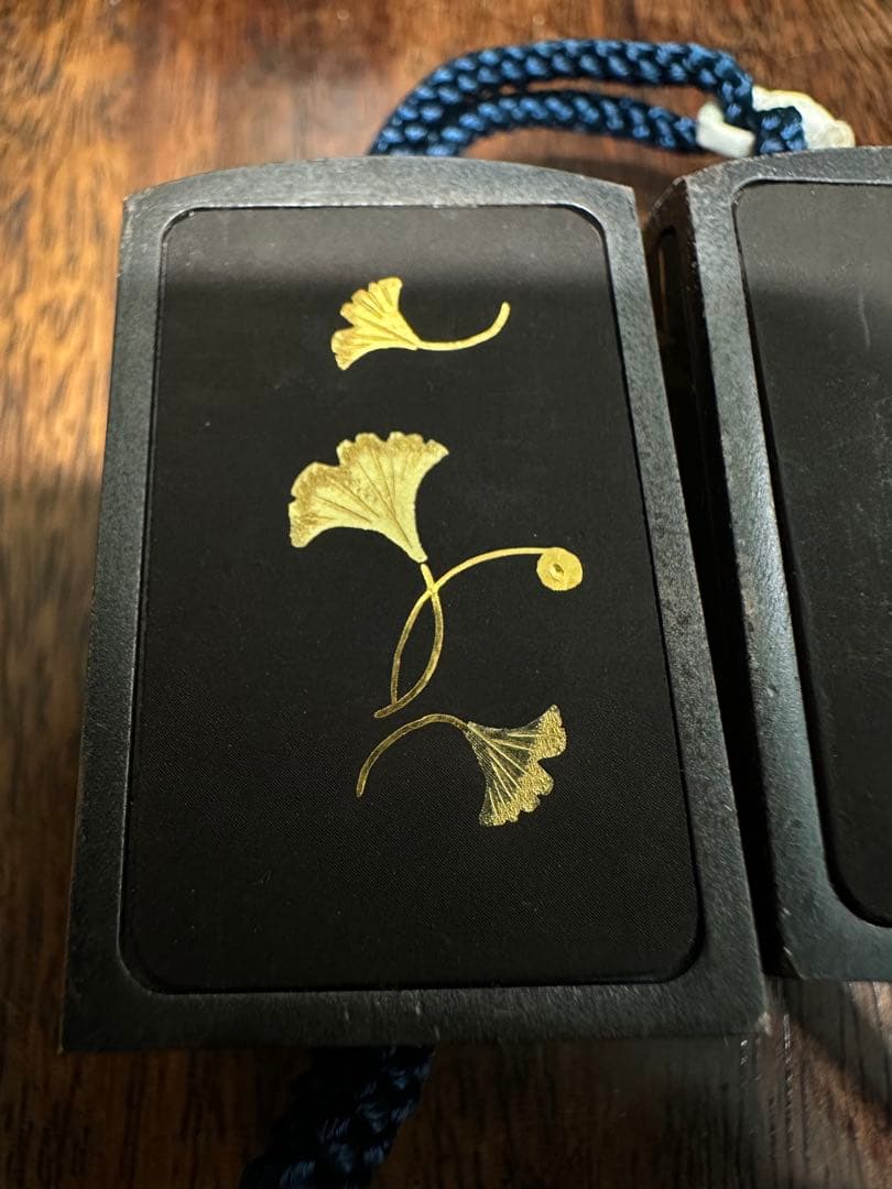 鉄地金象嵌　掛け軸　風鎮　骨董　古美術