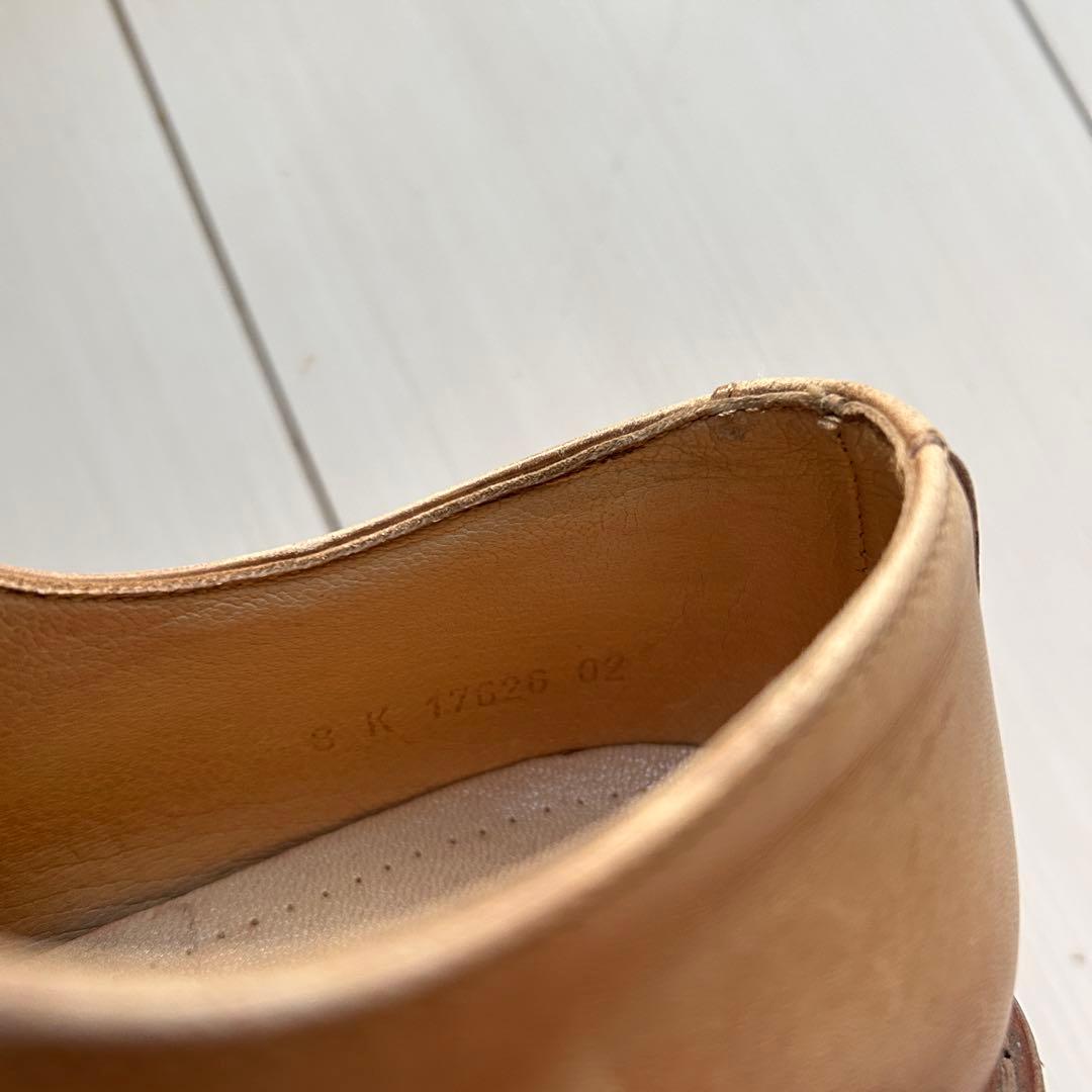 パラブーツ　Uチップ　ベージュ　8サイズ