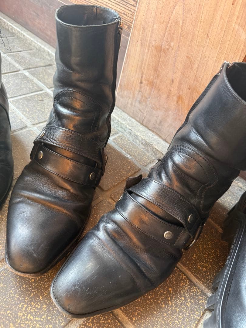 SAINT LAURENT リングブーツ 2016年モデルarchive 着画有