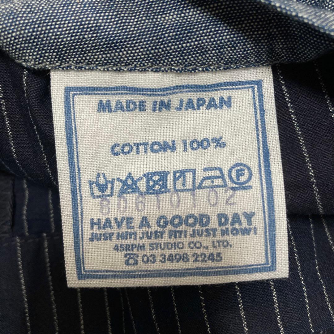 45R クックウェザーの908ブレザー テーラードジャケット インディゴ