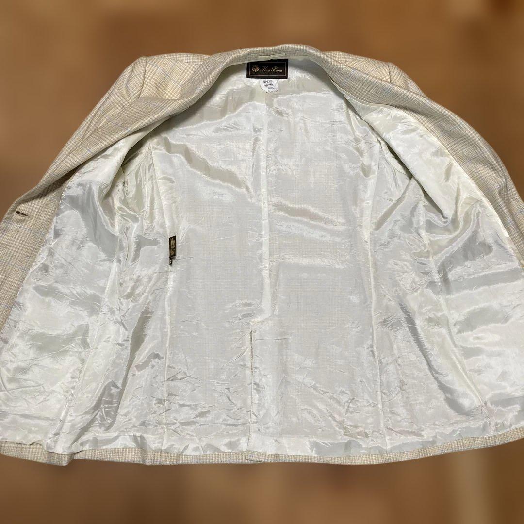 ロロピアーナ　テーラードジャケット　カシミヤ　イタリア製