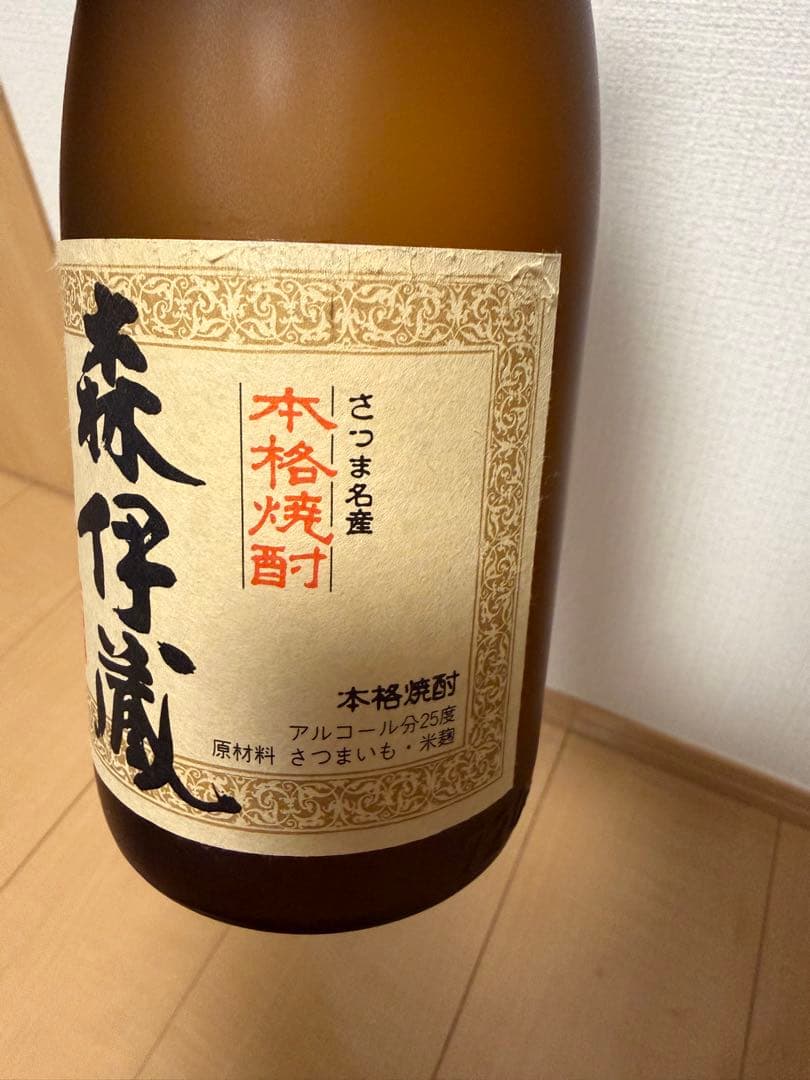 【未開栓】森伊蔵 720ml 金ラベル 箱付き ※箱・ラベルにダメージあり