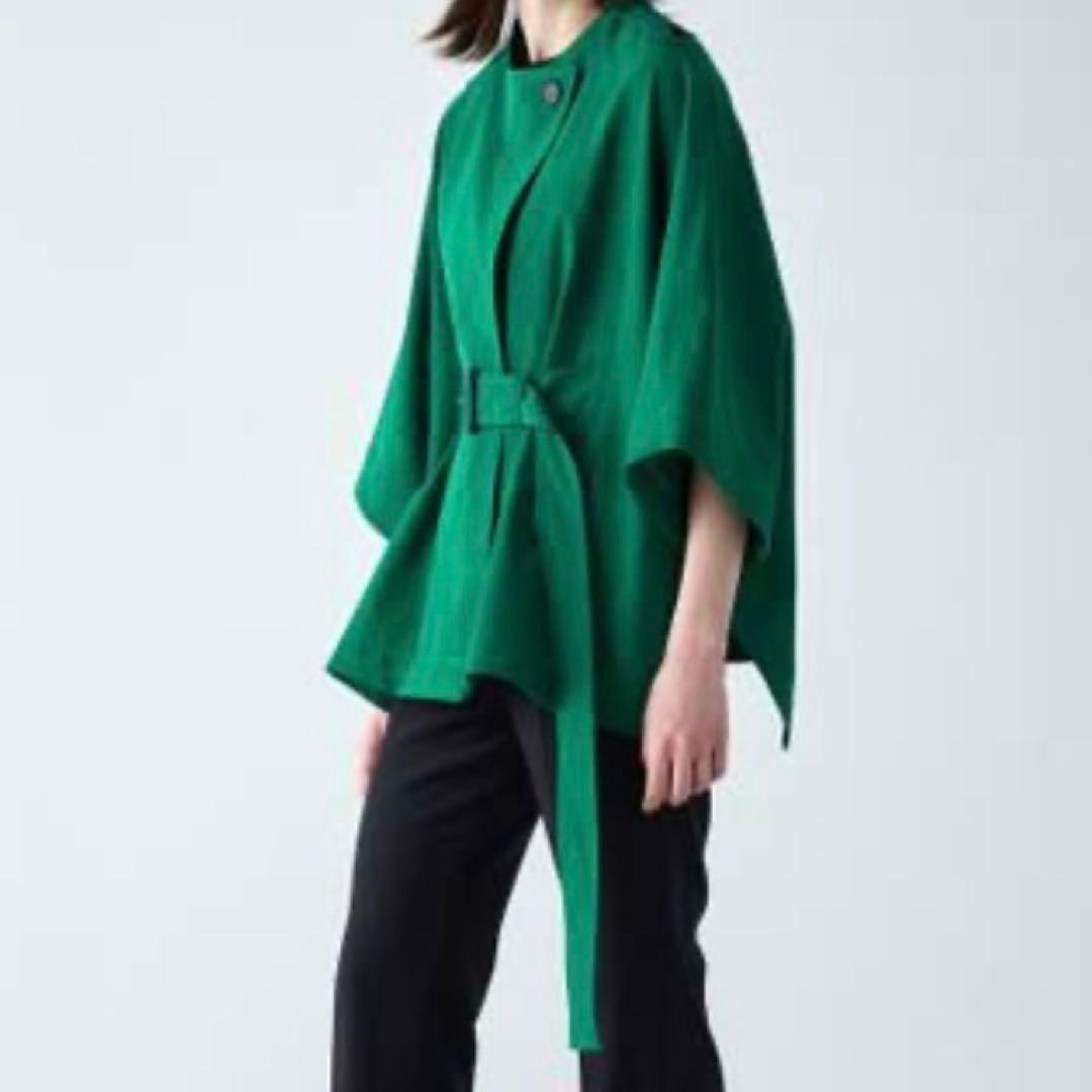 【未使用級】ADORE アドーア　エアドライストレッチコート　ポンチョ　23SS