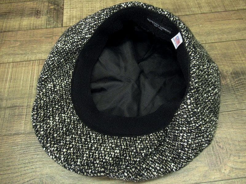 美品 エンジニアードガーメンツ 肉厚 ツイード 8パネル ビッグ キャスケット