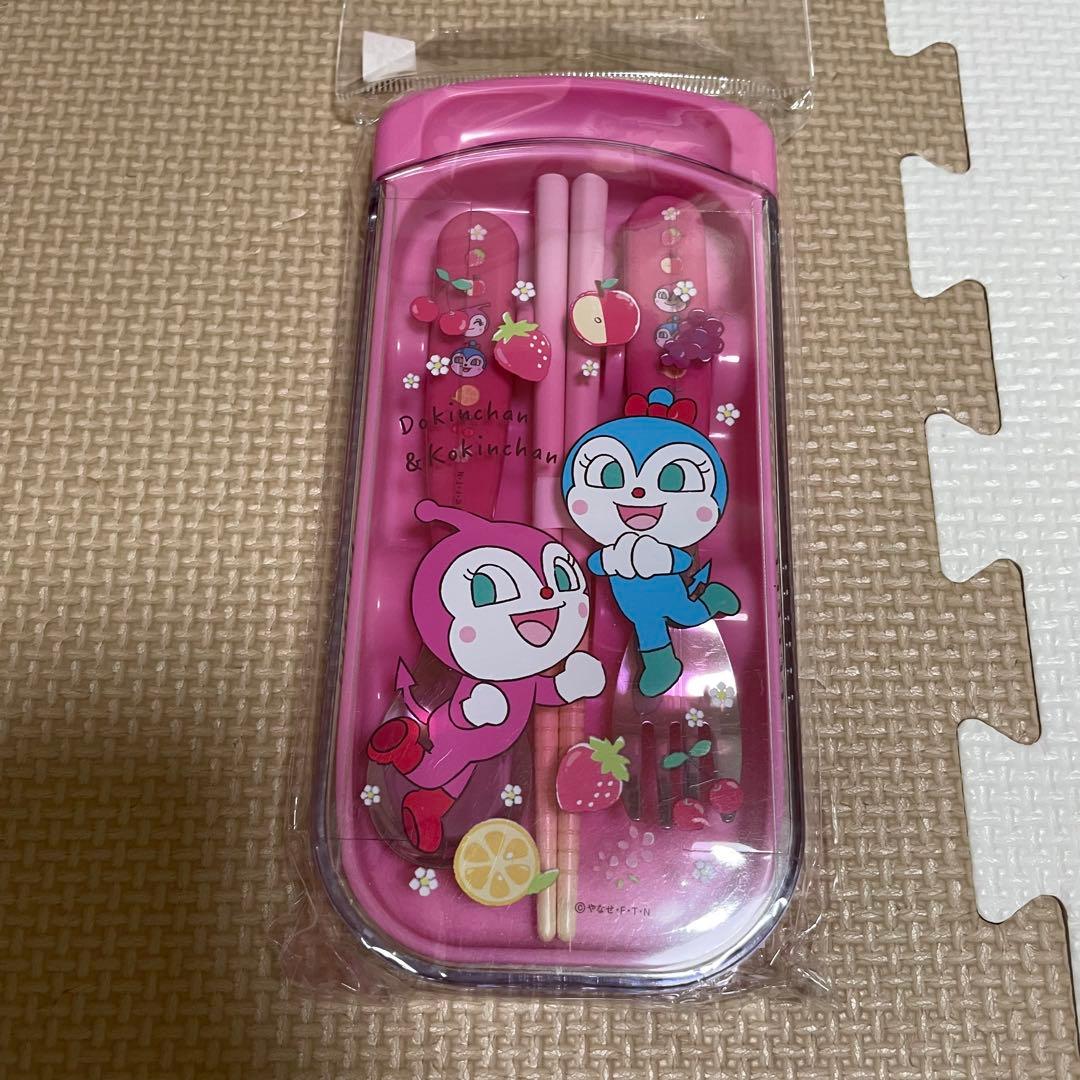 ドキンちゃん　コキンちゃん　ランチセット　フルーツ柄