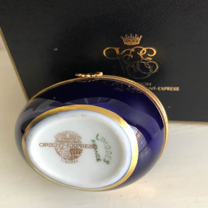 [VENICE SINPLON-ORIENT-EXPRESS] 陶器 小物入れ