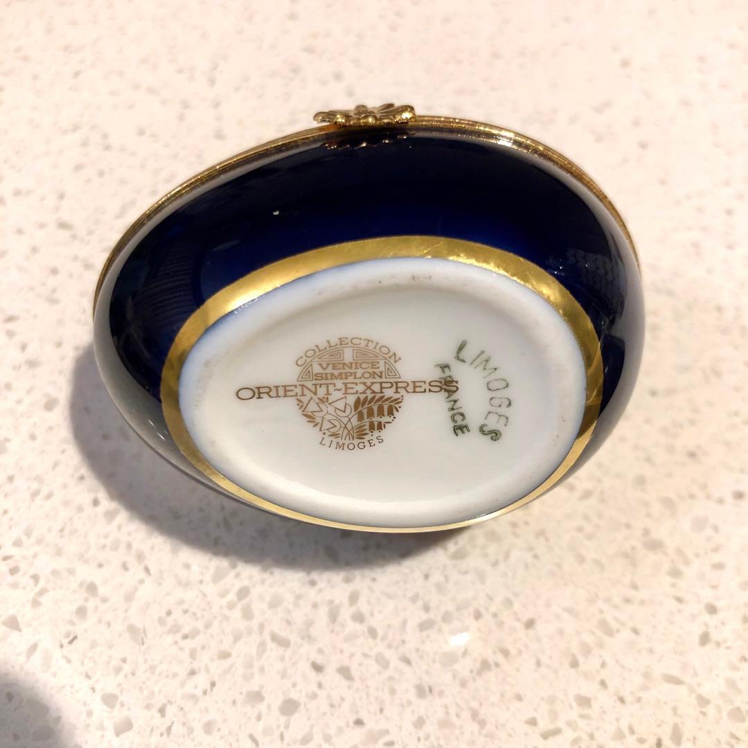 [VENICE SINPLON-ORIENT-EXPRESS] 陶器 小物入れ