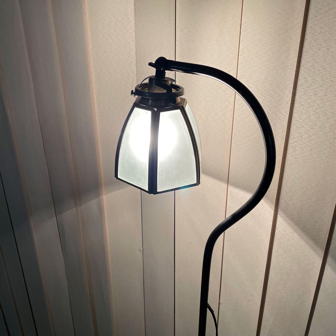 SUNYOW サンヨウ フロアスタンド アンティーク 照明 高さ調整可　ライト