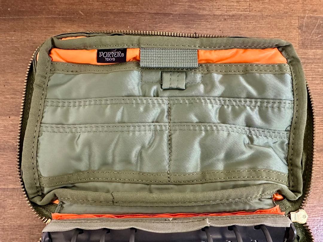 【美品】PORTER 吉田カバン　タンカー　システム手帳　グリーン