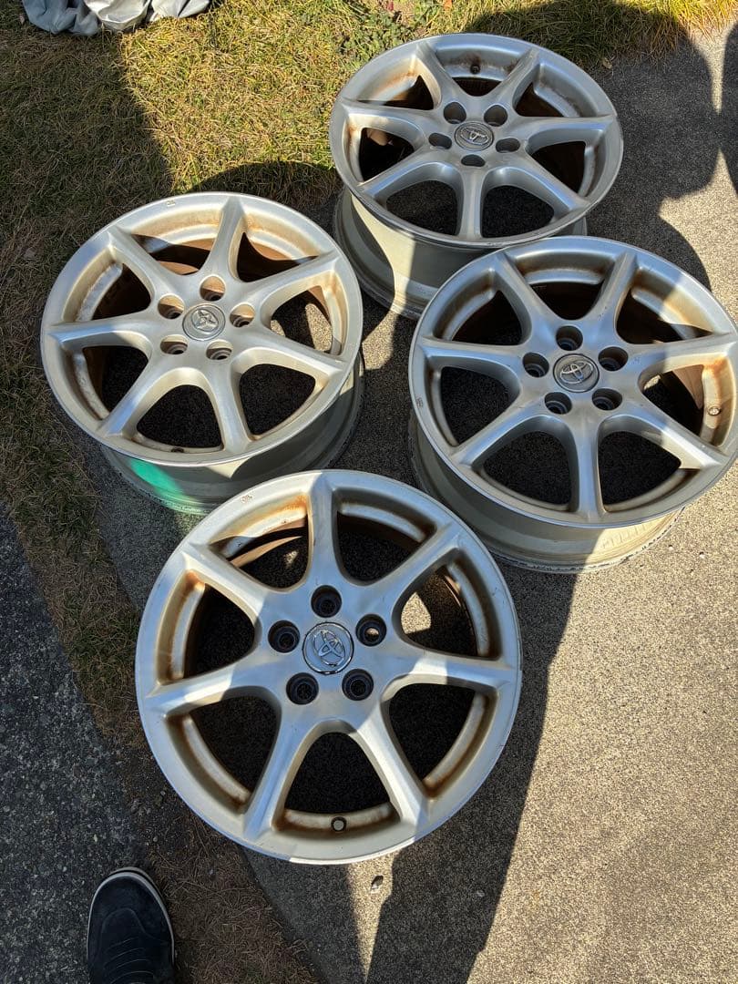 4本セット　50エスティマ　アエラス純正ホイール17インチ