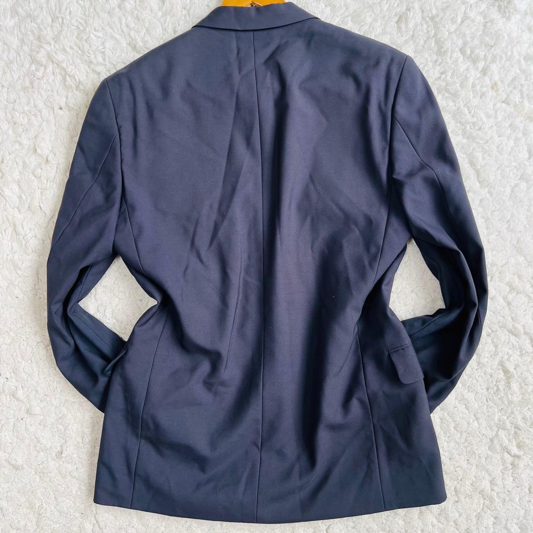 極美品✨イッセイミヤケ　セットアップスーツLチャコールグレー　スーツカバー付