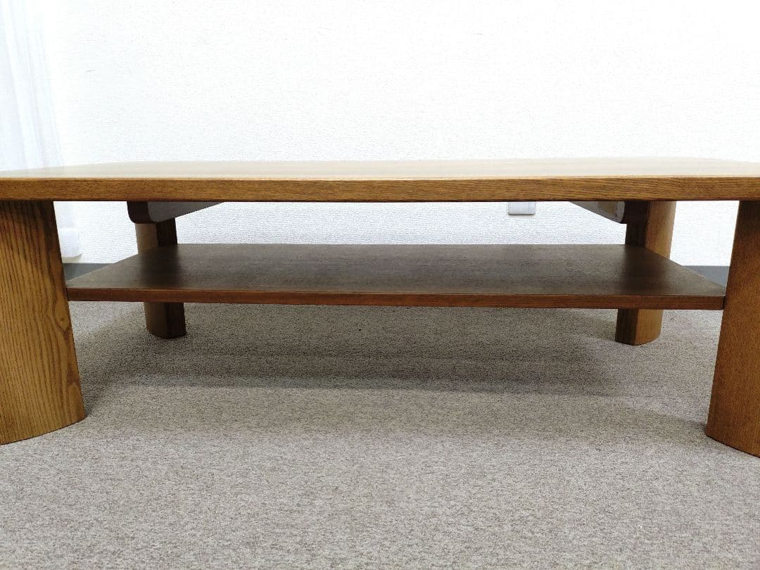 廃盤品 飛騨家具 大日家具工業 飛騨清見工房 ナラ材 無垢材 センターテーブル