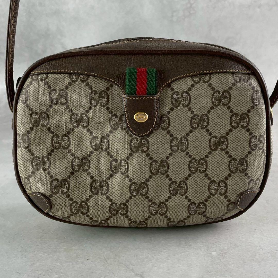 GUCCI オールドグッチ シェリーライン GGスプリーム ショルダーバッグ