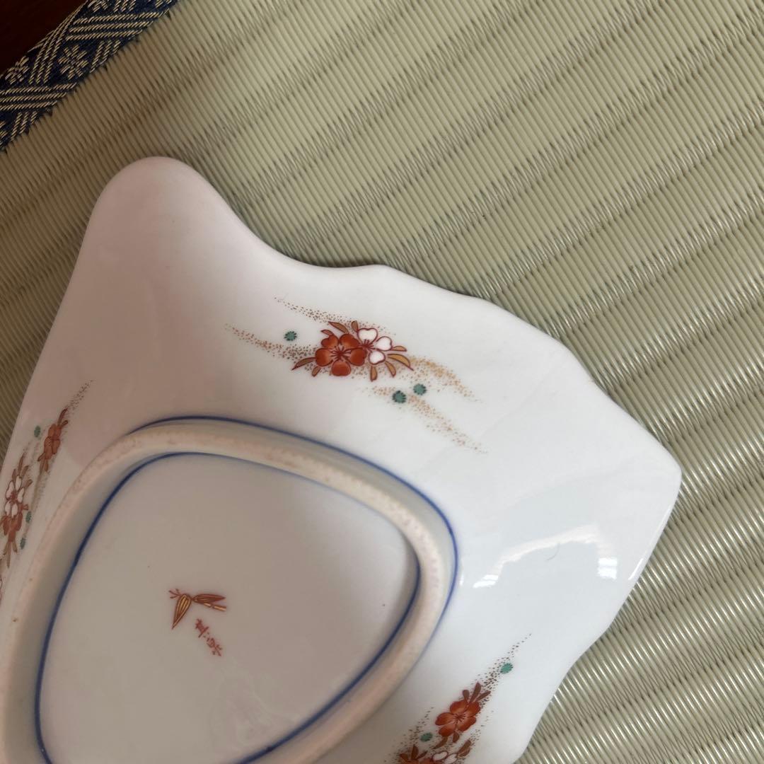 賞美堂　其泉　有田焼　姫型　銘々皿　6枚　まとめ売り　希少