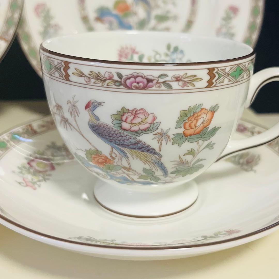 ウェッジウッド　クタニクレーン  リーカップ  トリオ　2セット