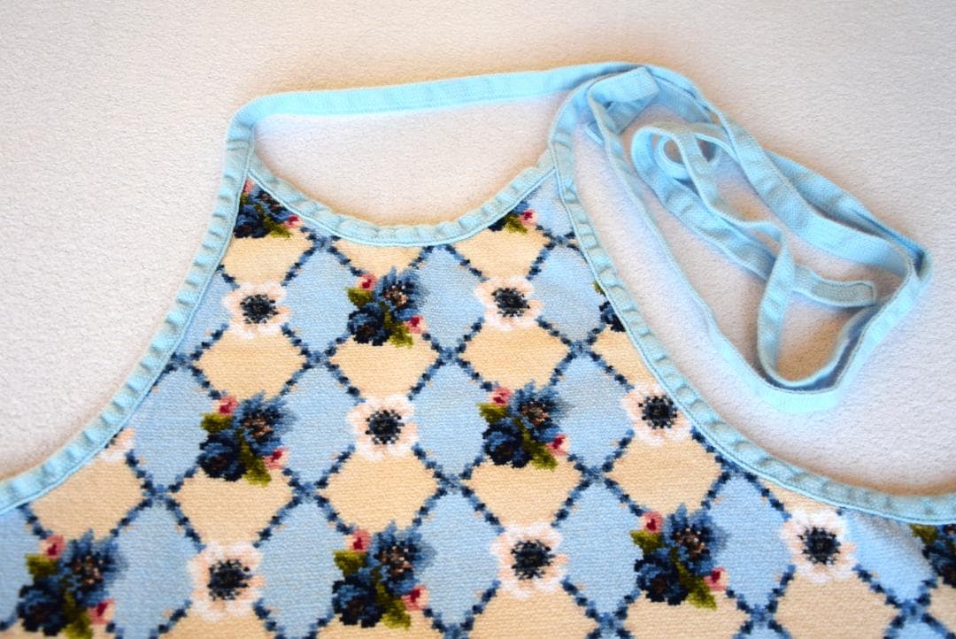 FEILER フェイラー エプロン　アーガイル柄